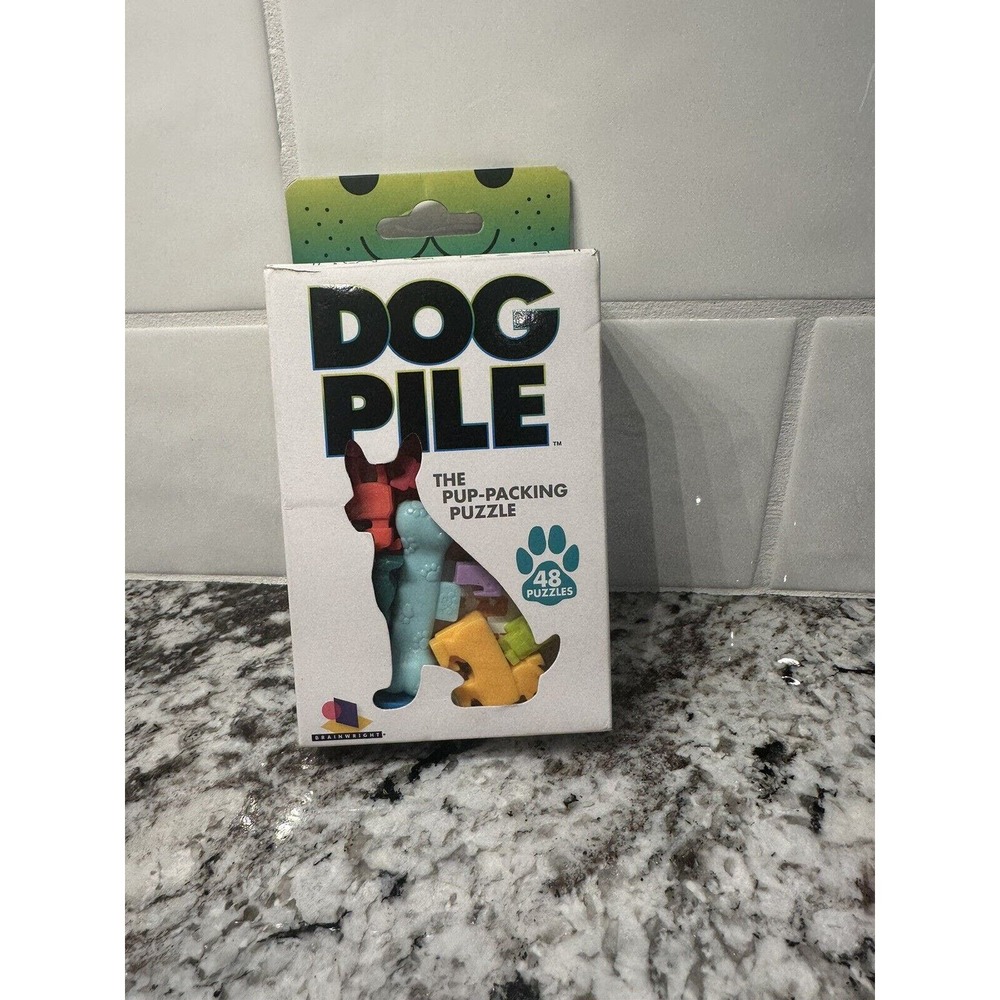 NIB Dog Pile Puzzle Downright Games Ages 10+ Colorful Brain Teaser